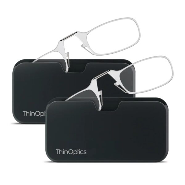 מולטי פק -  2 נרתיקים שחורים לסמארטפון +משקפי קריאה